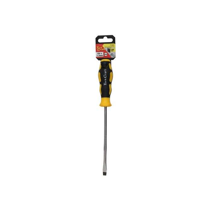 Tork Craft Slotted Screwdriver 6 x 150mm