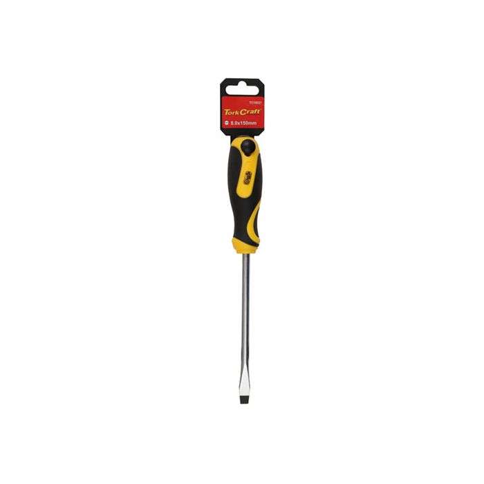 Tork Craft Slotted Screwdriver 8 x 150mm