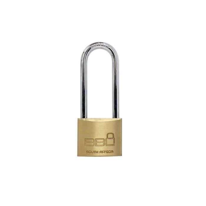 BBL Brass Long Shackle Padlock 40 x 63mm