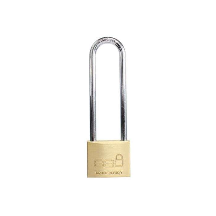 BBL Brass Long Shackle Padlock 40 x 90mm