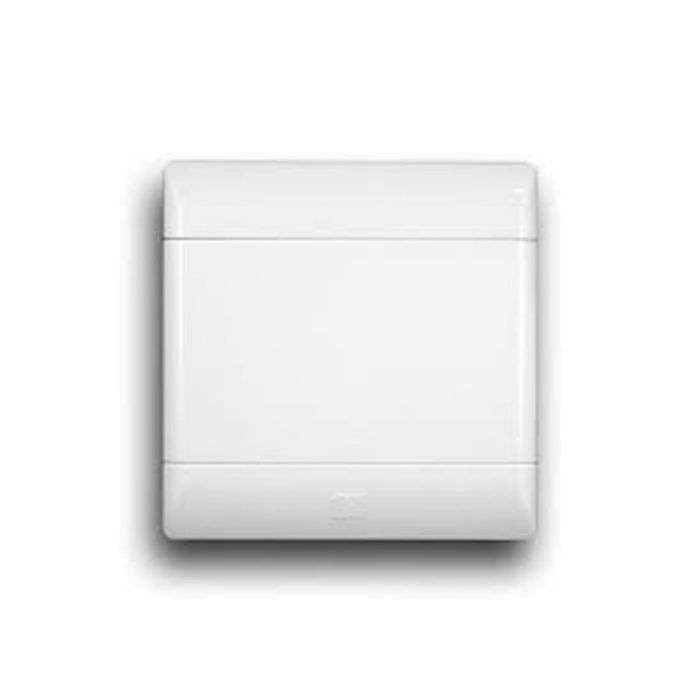 CBI White Blank Cover Plate 4x4