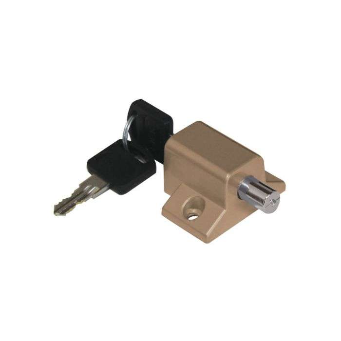 BBL Brass Patio Push Lock