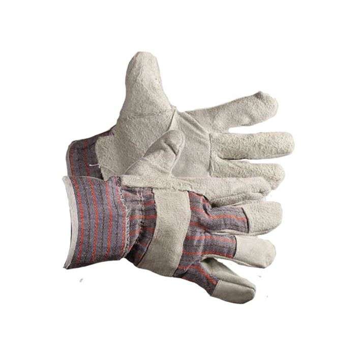 Candy Stripe Leather Gloves Size 11