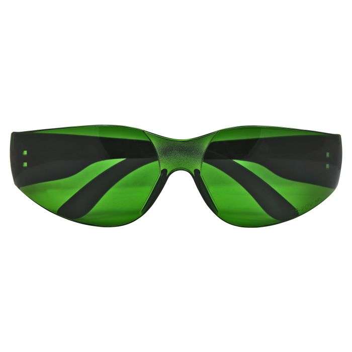 Green Anti-Scratch Safety Glasses