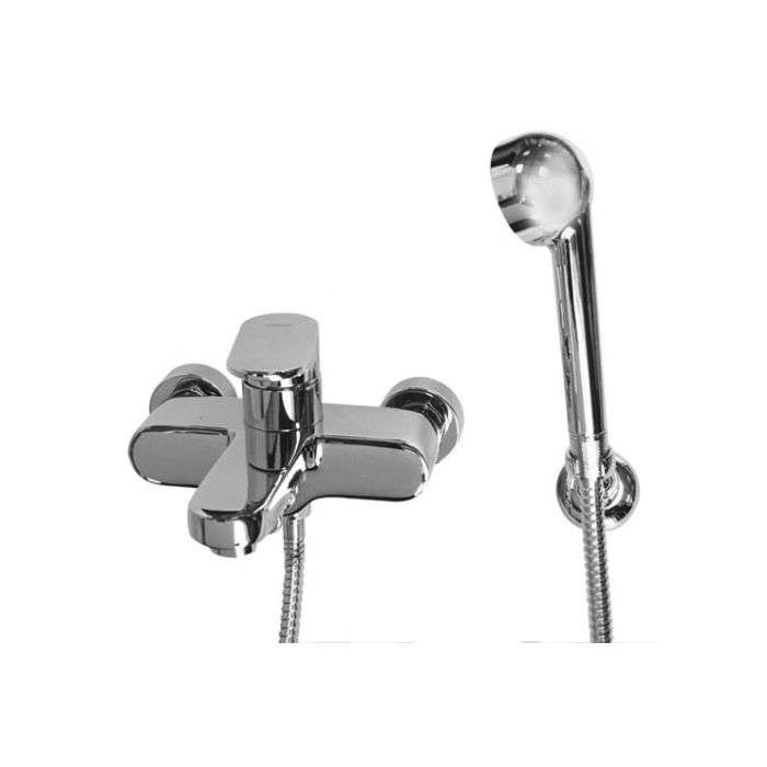 Chrome Plated Kappa Bath Mixer With Hand Shower
