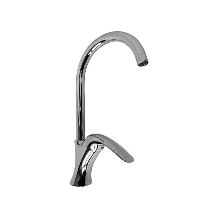Chrome Plated Omega Deck Type Sink Mixer