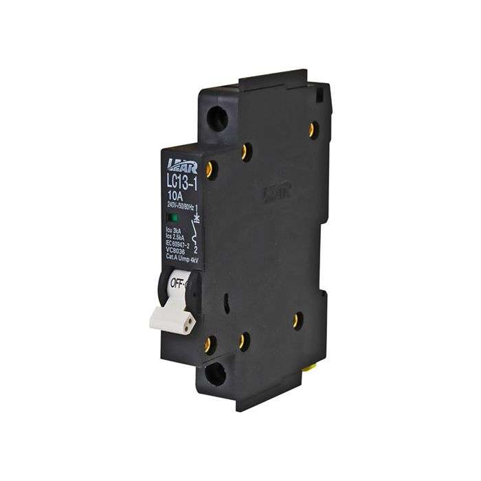 Lear 1-Pole 10A Circuit Breaker 13mm