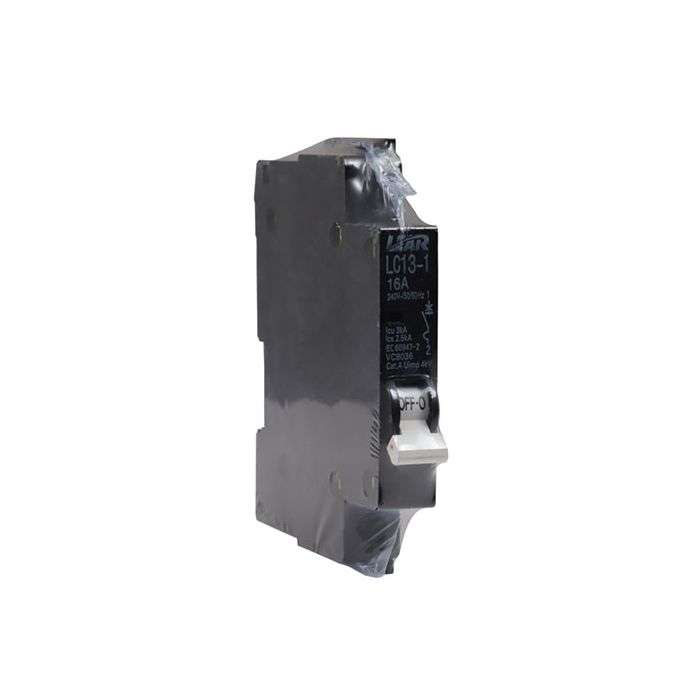 Lear 1-Pole 16A Circuit Breaker 13mm