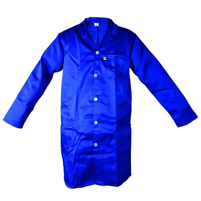 Royal Blue Cotton Dust Coat Size 48/122 -