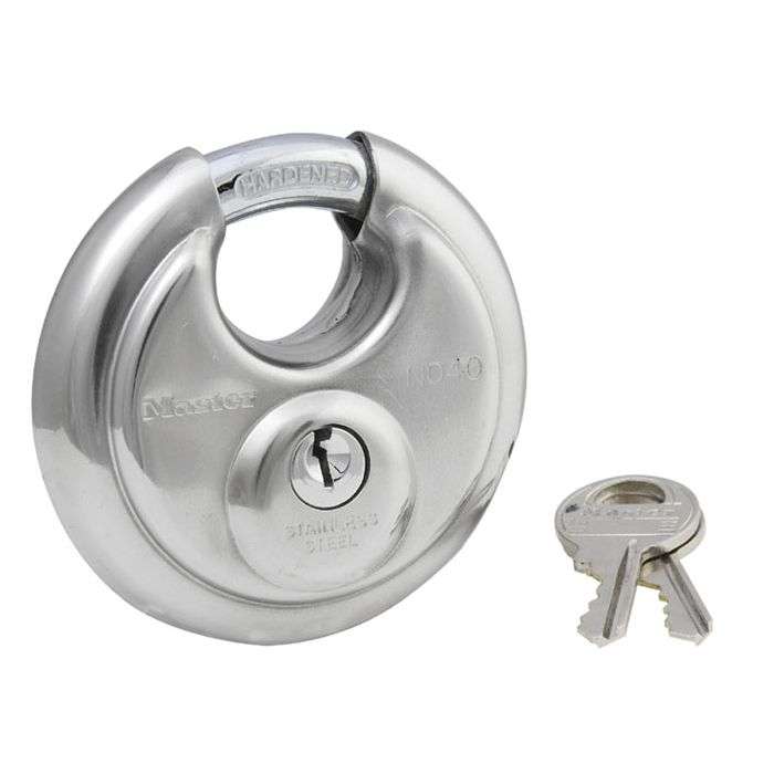 Master Lock Stainless Steel Discus Padlock 70mm