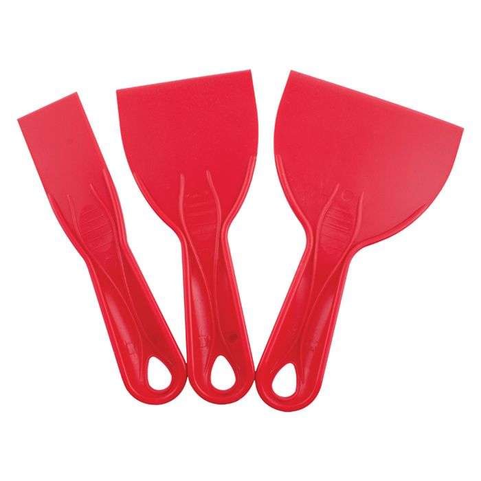 Tork Craft 3 Piece Plastic Putty Knife Set 38/76/100mm