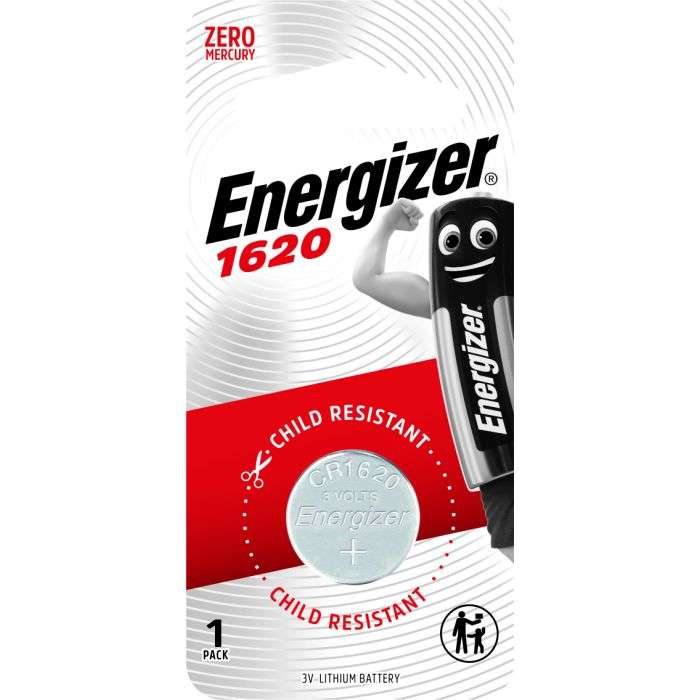 Energizer 1620 3V Lithium Coin Battery