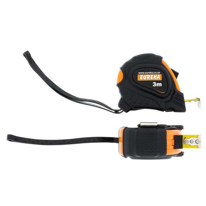 Eureka MustHaves Black & Orange Measuring Tape 16mm x 3m