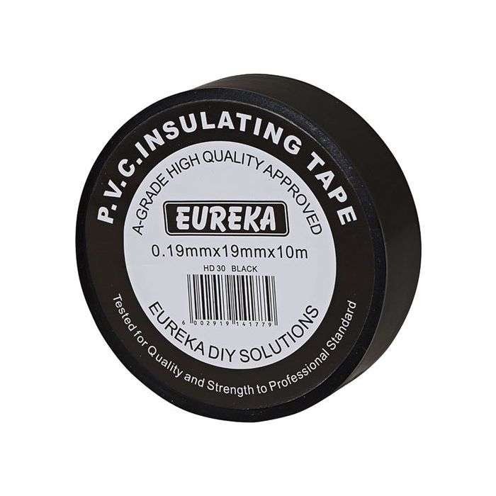 Eureka MustHaves Black PVC Insulation Tape 19mm x 10m
