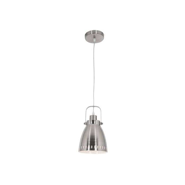 Bright Star Satin Chrome Pendant Light 170mm