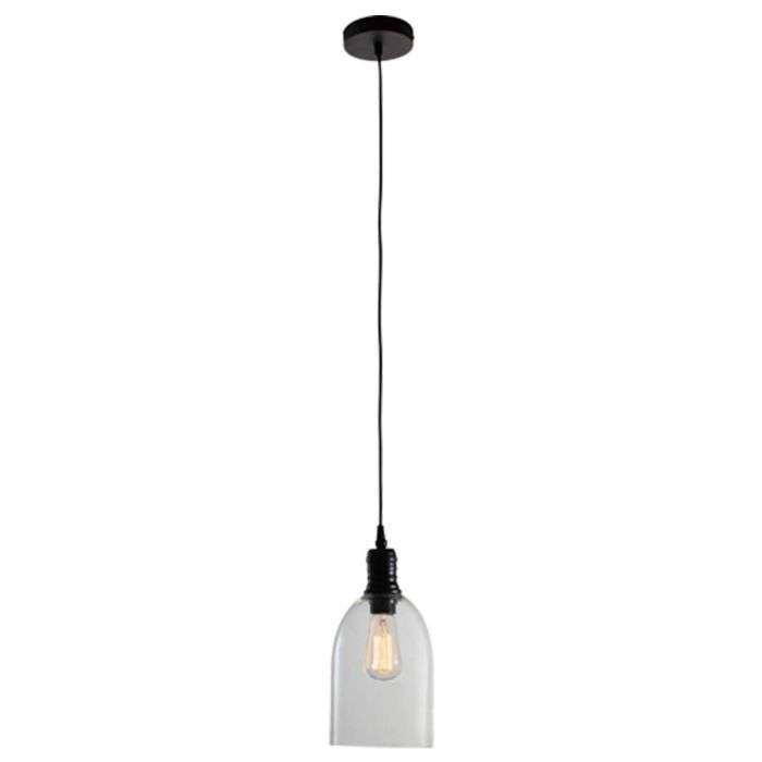 Eurolux Clear Glass Pendant Light 160mm