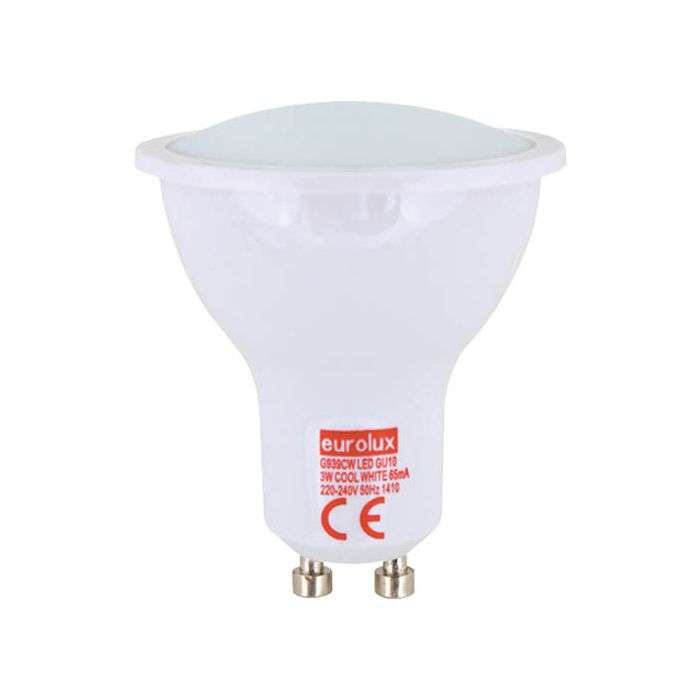 Eurolux 3W Cool White GU10 LED Downlight Lamp