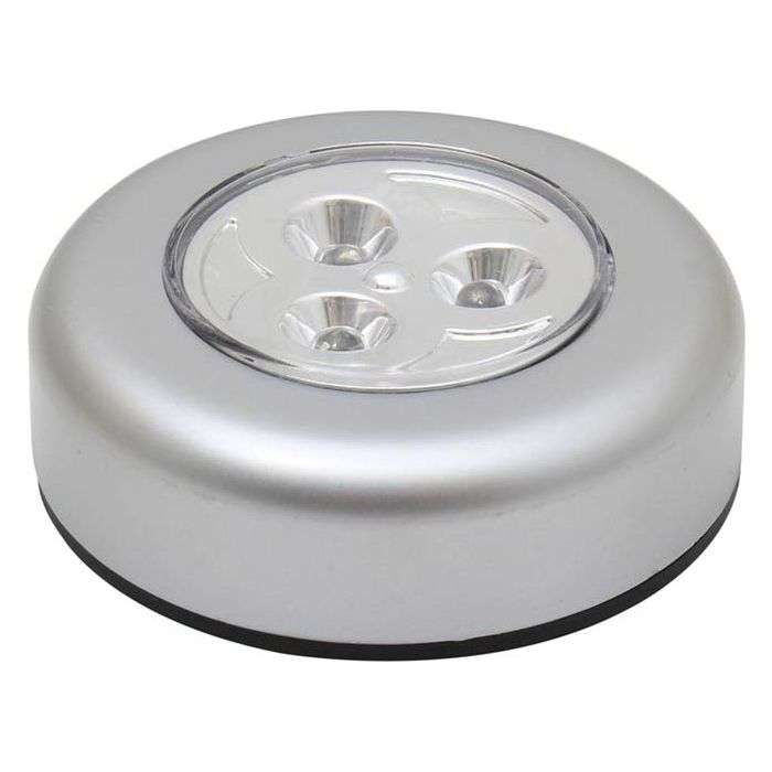 Eurolux Silver Stick 'N Click Single Push Light