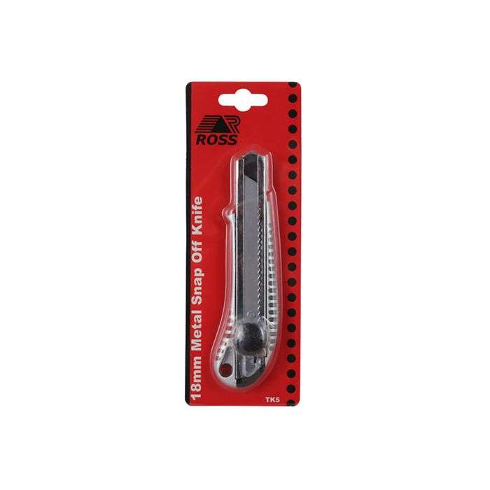 Ross Aluminium Snap-Off Knife 18mm F4001