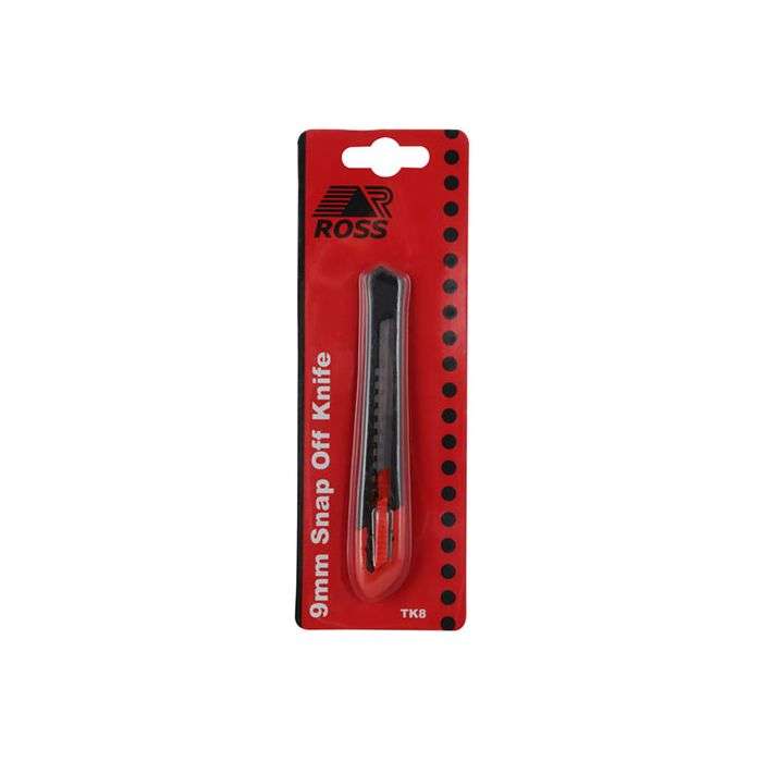 Ross Plastic Snap-Off Knife 9mm F4005