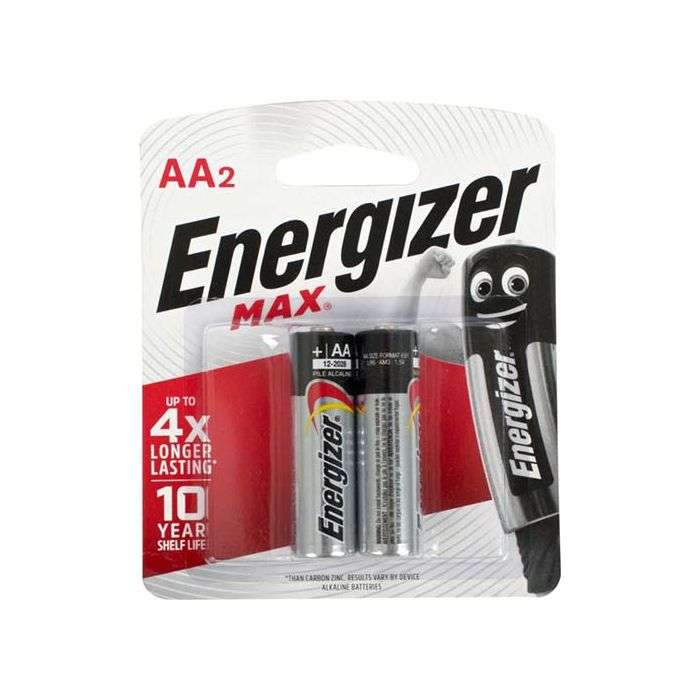 Energizer Max AA Batteries - 2 Pack