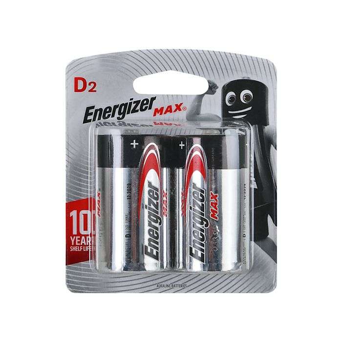 Energizer Max D Batteries - 2 Pack