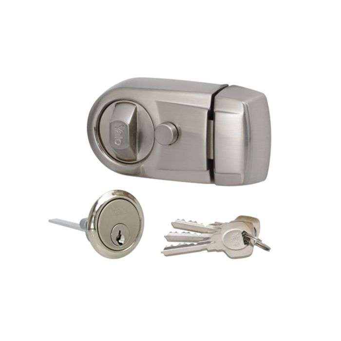 Yale Satin Nickel Nightlatch