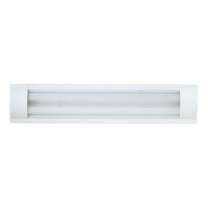 Eurolux White 2x18W Fluorescent Fitting