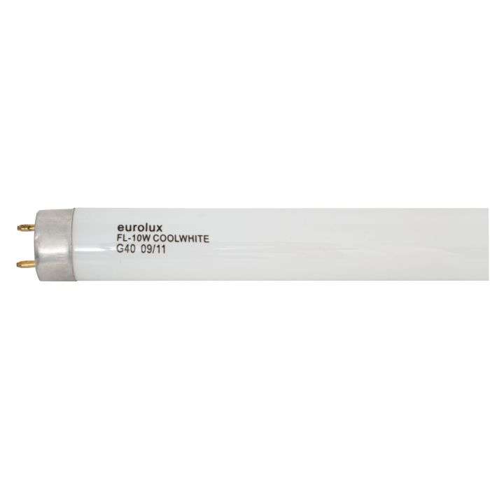 Eurolux 10W Cool White T8 Fluorescent Tube 346mm