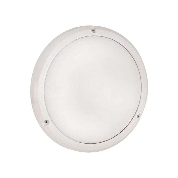 Eurolux White Bulkhead With Acrylic Lens