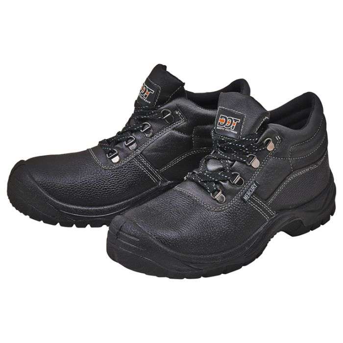 DOT Black Mercury Safety Shoes- Size 9
