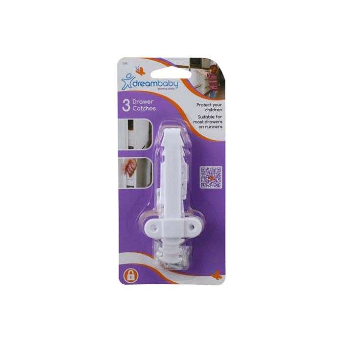 Dreambaby Child Safety Drawer Catches - 2 Pack