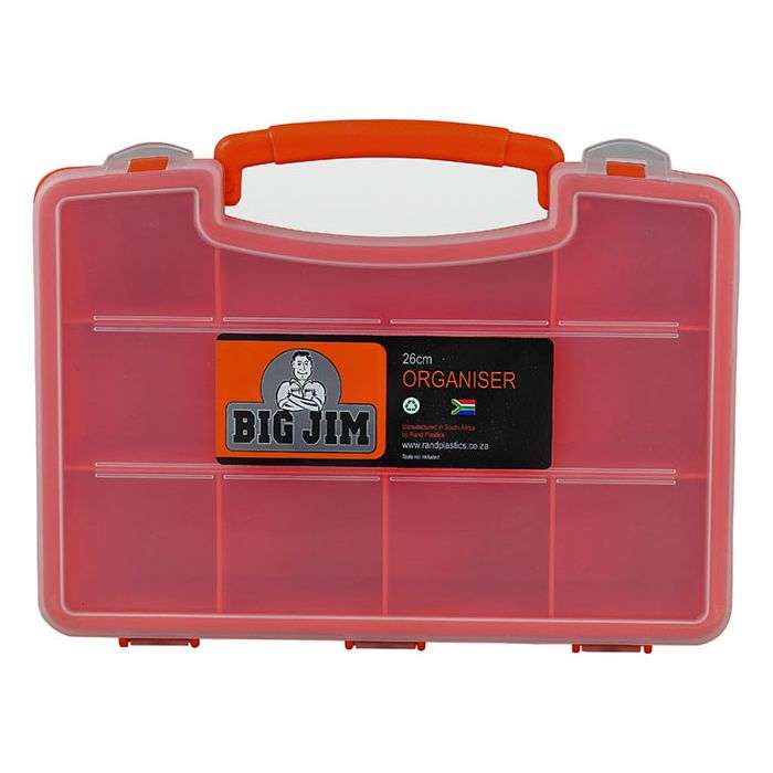Big Jim Orange Organiser 260 x 180 x 60mm