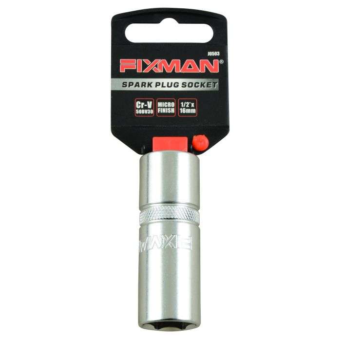 Fixman 1/4" Drive Spark Plug Socket 16mm