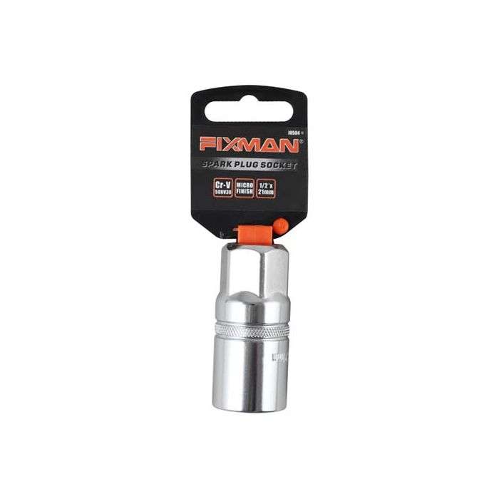 Fixman 1/2" Drive Spark Plug Socket 21mm