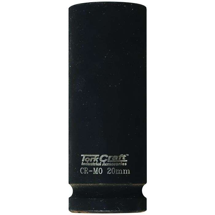 Tork Craft 1/2" Drive 6 Point Deep Tube Socket 20mm