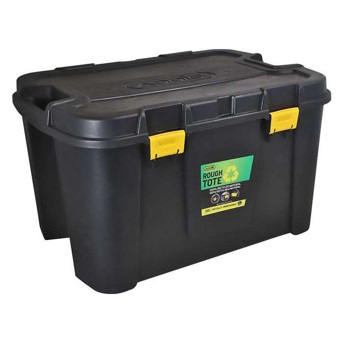 Addis Black Roughtote Storage Box 150L