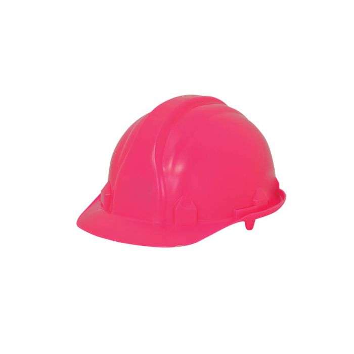 Bright Pink Plastic Safety Cap