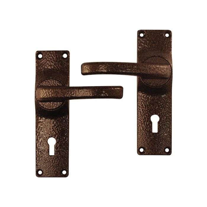 Fort Knox Copper Veined 2 Lever Steel Mortice Lockset