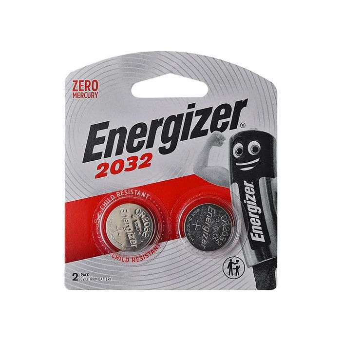 Energizer 2032 3V Lithium Coin Batteries - 2 Pack