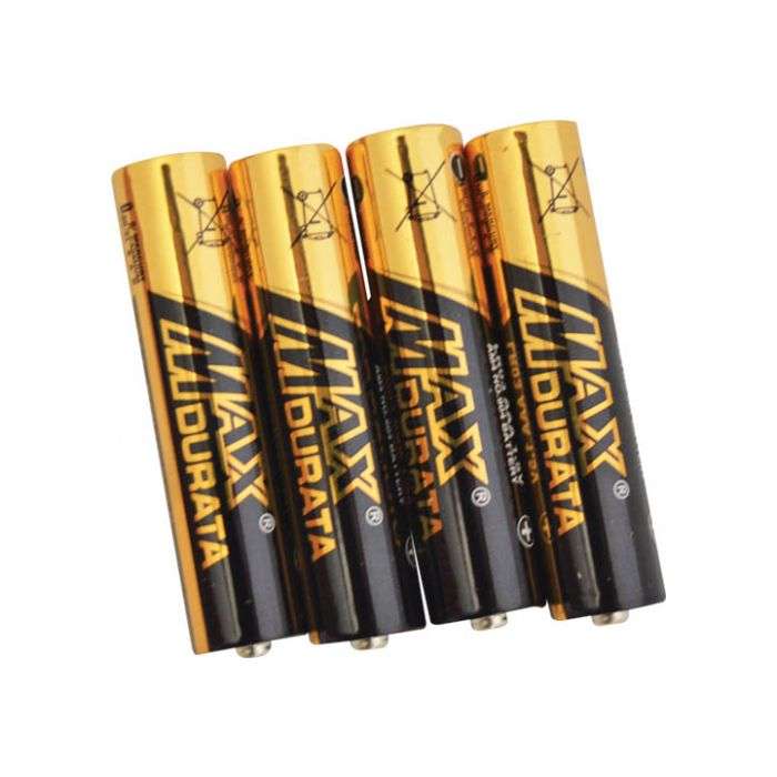 Max Durata Gold AAA Batteries - 4 Pack