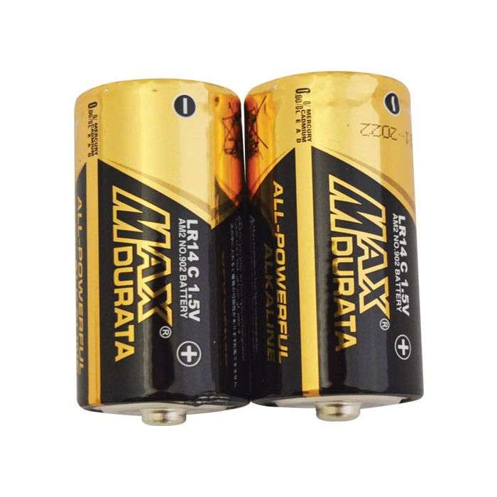 Max Durata Gold C Batteries - 2 Pack