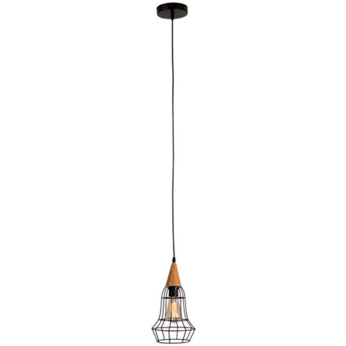 Eurolux Black Metal Vibrato Pendant Light 170mm
