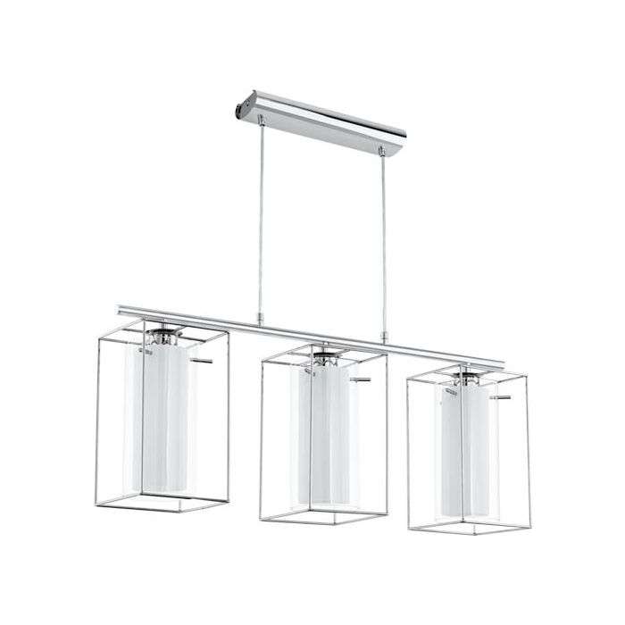 Eurolux Chrome 3 Light Loncino 1 Pendant Light
