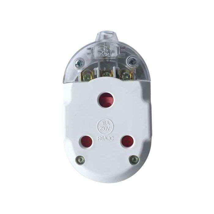 Kosmolink White Janus Coupler With Clear Lid 16A