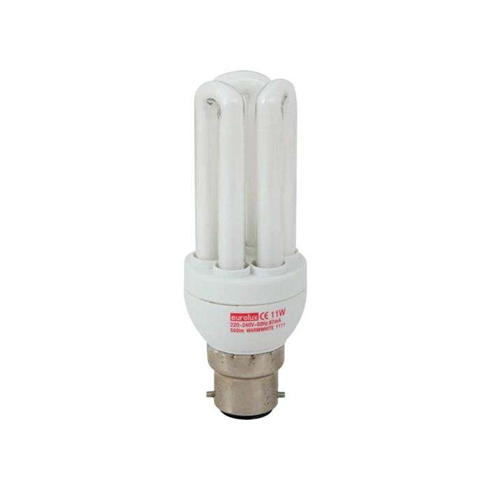 Eurolux 11W Warm White B22 CFL Lamp