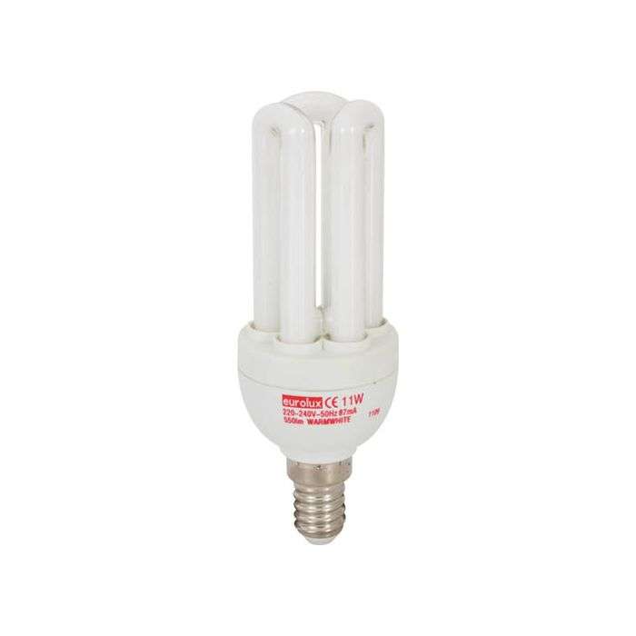 Eurolux 11W Warm White E14 CFL Lamp
