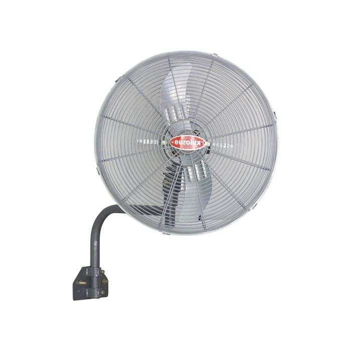Eurolux Silver Hurricane Wall Fan 500mm