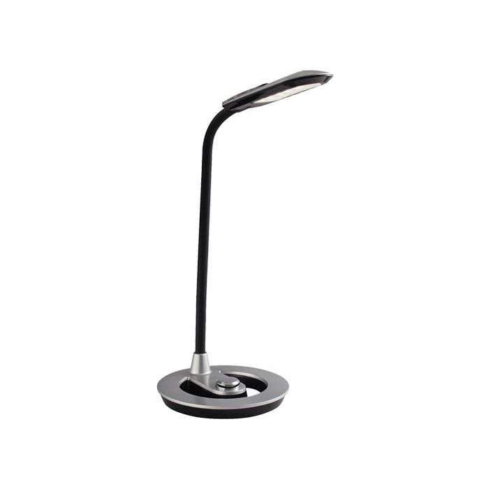 Bright Star Silver LED Desk Lamp With Touch Sensor & Dimmer