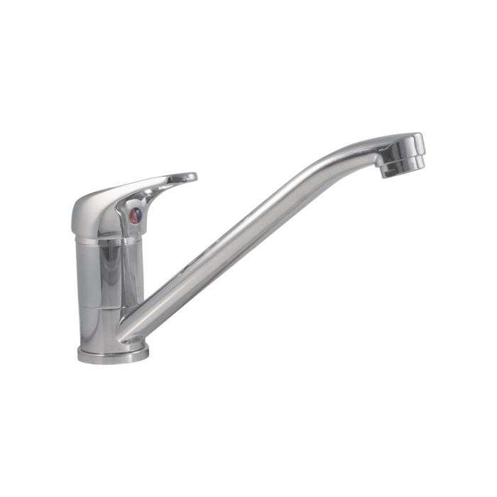 Icon Red Chrome Plated Pisces Loop Deck Type Sink Mixer